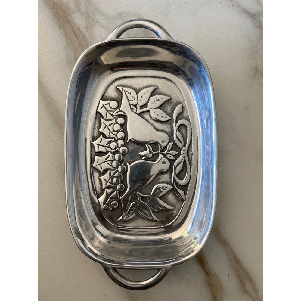 Vintage Jon Margeaux Holiday Serving Tray